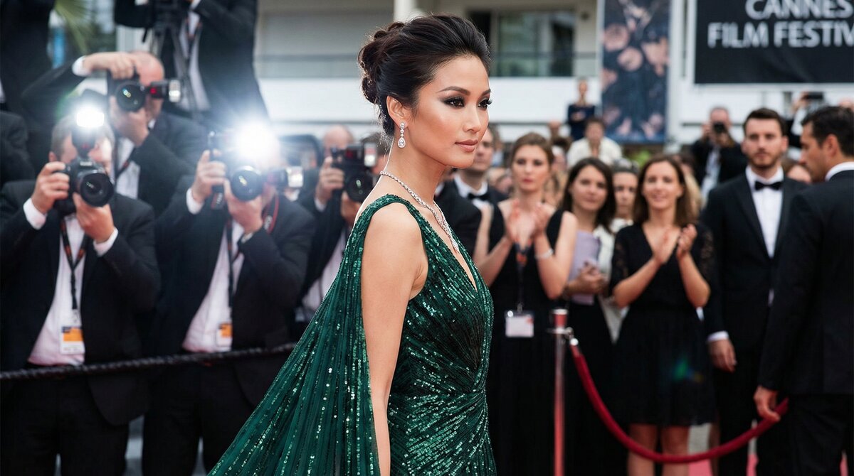 高端时尚杂志封面拍摄